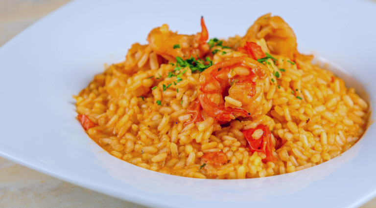 Gebratene Garnelen mit Orangen-Safran-Risotto - ÖKGV – Österreichischer ...